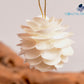 2" White Cay Cay Ornament