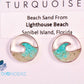 Cresting Waves Earrings with Turquoise Gradient